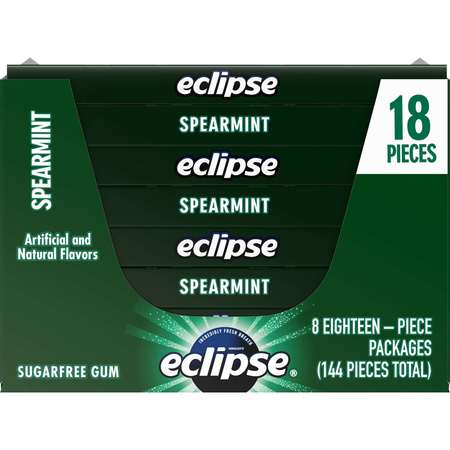 ECLIPSE Eclipse Single Serve Spearmint Gum 18 Pieces, PK144 271900